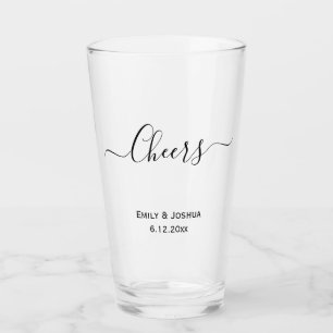 Prost   Personalisierte Brautbräutignacht Hochzeit Glas