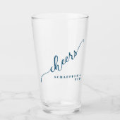 PROST! Personalisiertes Pub Glas (Vorderseite)