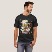 Prost & Pretzels Oktoberfest 2024 T - Shirt (Vorne ganz)
