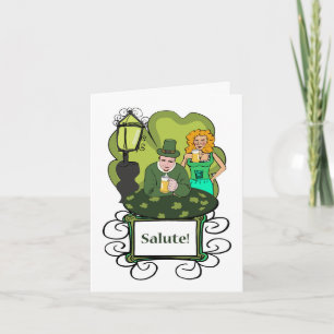 Prost! Prost auf Italienisch zum St. Patrick's Day Karte