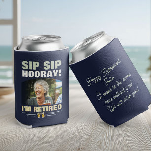 Prost Prost Hurra Ich bin im Ruhestand Foto Ruhest Dosenkühler
