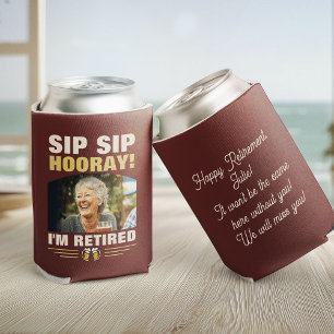 Prost Prost Hurra Ich bin im Ruhestand Foto Ruhest Dosenkühler