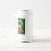 PROST! PROST! ZWEI FÜNFTE BIER! BIERGLAS (Vorderseite Links)