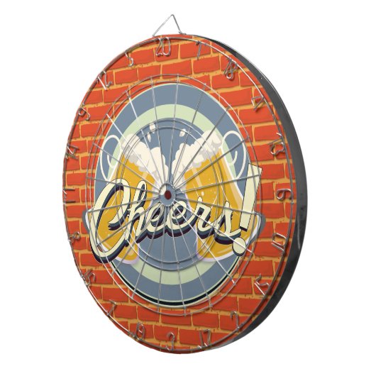 Prost! Pub Sign Dartscheibe (Vorderseite rechts)