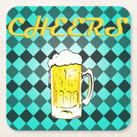 PROST RECHTECKIGER PAPPUNTERSETZER (Vorderseite)