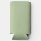 Prost! Sage Green Wedding Seltzer Can Cooler Selters Dosenkühler (Rückseite)