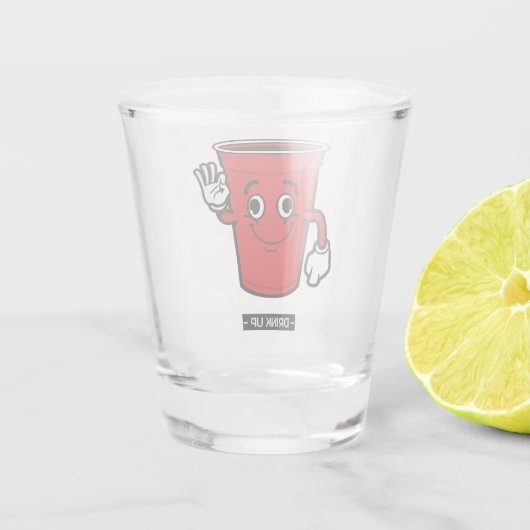 Prost Schnapsglas (Rückseite)