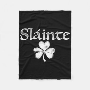 Prost St. Paddys Shamrock Irisches Wohlbefinden Ic Fleecedecke