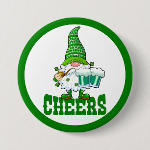 Prost St. Patrick’s Day Leprechaun-Taste Button