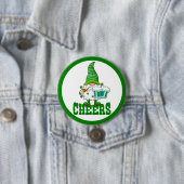 Prost St. Patrick’s Day Leprechaun-Taste Button (Beispiel)