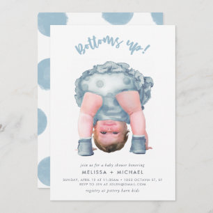 Prost! (Stahlblau/Blond) Einladung