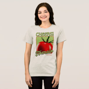 Prost Tomate Retro Pop Art Tri-Blend Shirt