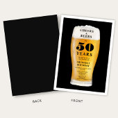 Prost Und Bier 50. Geburtstag Einladung