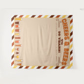 Prost und Bier Geburtstagsrückwand Fotobox Wandteppich (Vorderseite (Horizontal))