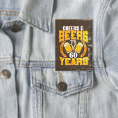 „Prost und Bier“ Lustiger Geburtstagsbutton Button (Insitu)