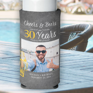 Prost und Bier zum 30. Geburtstag Männer Geburtsta Selters Dosenkühler