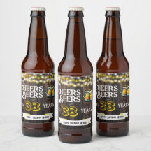 Prost und Bier zum 33. rustikalen Geburtstag