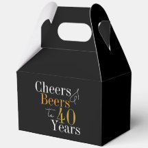 Prost und Bier zum 40. Geburtstag 40. Geburtstagsf