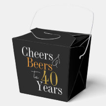 Prost und Bier zum 40. Geburtstag 40. Geburtstagsf