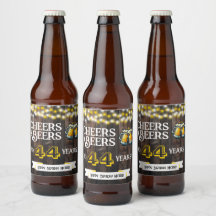 Prost und Bier zum 44. Rustikalen Geburtstag