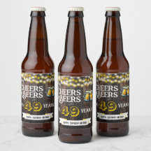 Prost und Bier zum 49. rustikalen Geburtstag