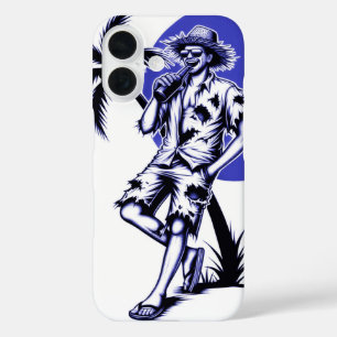 Prost unter Palmen im Urlaub iPhone 16 Hülle