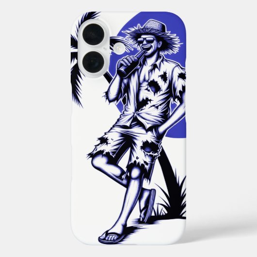 Prost unter Palmen im Urlaub Case-Mate iPhone Hülle (Rückseite)