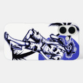 Prost unter Palmen im Urlaub Case-Mate iPhone Hülle (Rückseite (Horizontal))