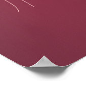 Prost Wein Poster (Ecke)