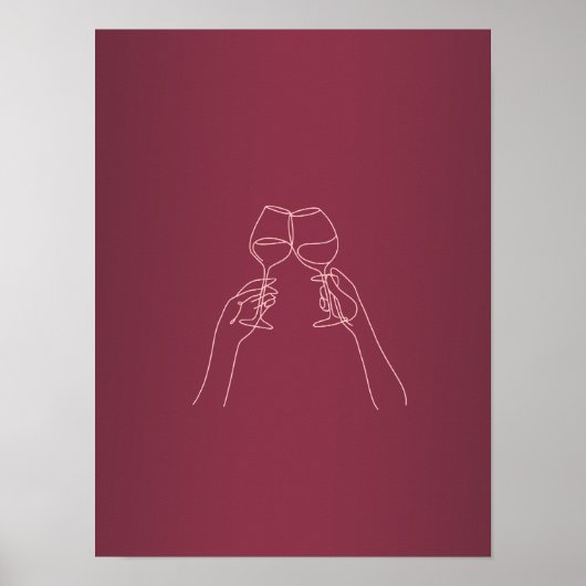 Prost Wein Poster (Vorne)