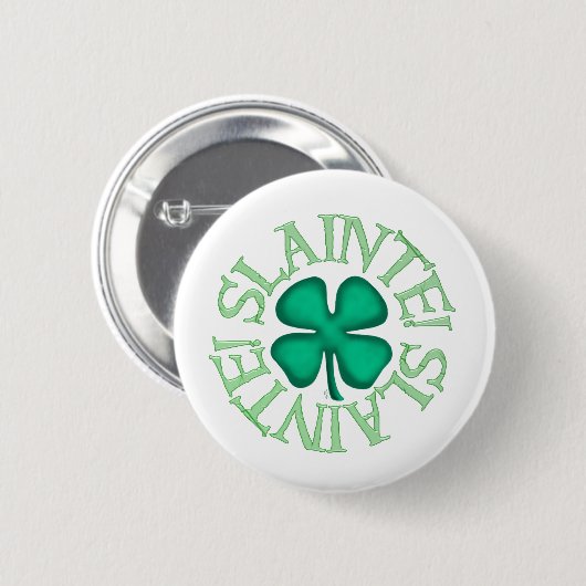 Prost weißer Knopf Button (Vorne & Hinten)