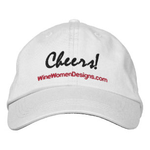 Prost! Wine Women Designs Licht Bestickte Baseballkappe