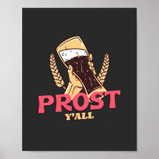 Prost Y'all Poster (Vorne)