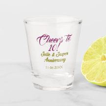 Prost zum 10. Hochzeitstag mauve golden na