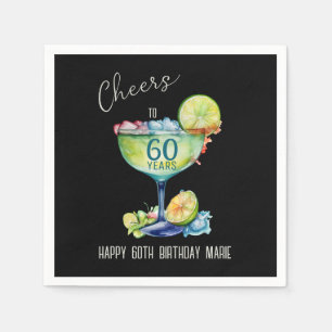 Prost zum 60-jährigen Jubiläumsgeburtstag  Serviette