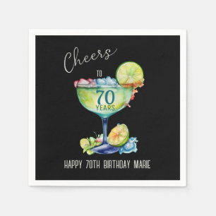 Prost zum 70-jährigen Jubiläumsgeburtstag Serviette