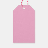 Prost zum Absolventen-Geschenk-Anhänger (rosa) Geschenkanhänger (Rückseite)
