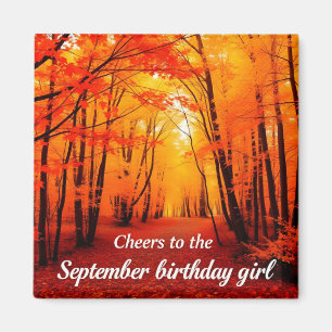 Prost zum Geburtstagskind im September Magnet