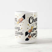 Prost zum Senken der Erwartungen Kaffeetasse (Mittel)