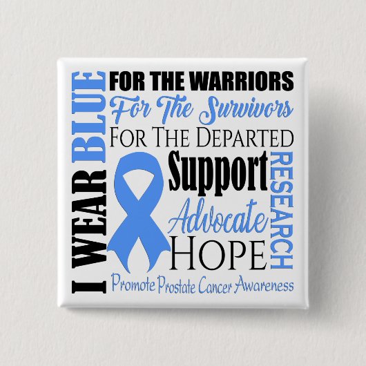 Prostata Cancer Awareness Button (Vorderseite)