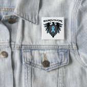 Prostata Cancer Survivor Crest Button (Beispiel)