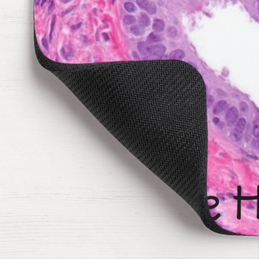 Prostata - Herz, i-Liebe Gewebelehre! Mousepad (Ecke)