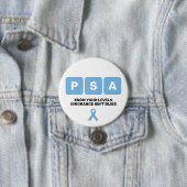 Prostatakrebs Awareness PSA Button (Beispiel)