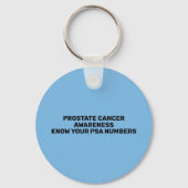 Prostatakrebs Awareness PSA Schlüsselanhänger (Rückseite)