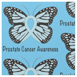Prostatakrebs-Bewusstsein mit Schmetterlings-Band Stoff