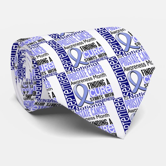 Prostatakrebs-Bewusstseins-Monats-Band I2 1,5 Krawatte (Gerollt)