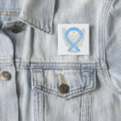 Prostatakrebs Blauer Bekanntheitsgrad Ribbon Angel Button (Beispiel)