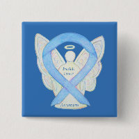 Prostatakrebs Blauer Bekanntheitsgrad Ribbon Angel