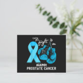 Prostatakrebs Der Kampf ist im Gange Prostatakrebs Save The Date (Stehend Vorderseite)