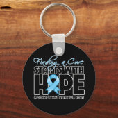 Prostatakrebs - Eine Heilung beginnt mit Hoffnung Schlüsselanhänger (Vorderseite)